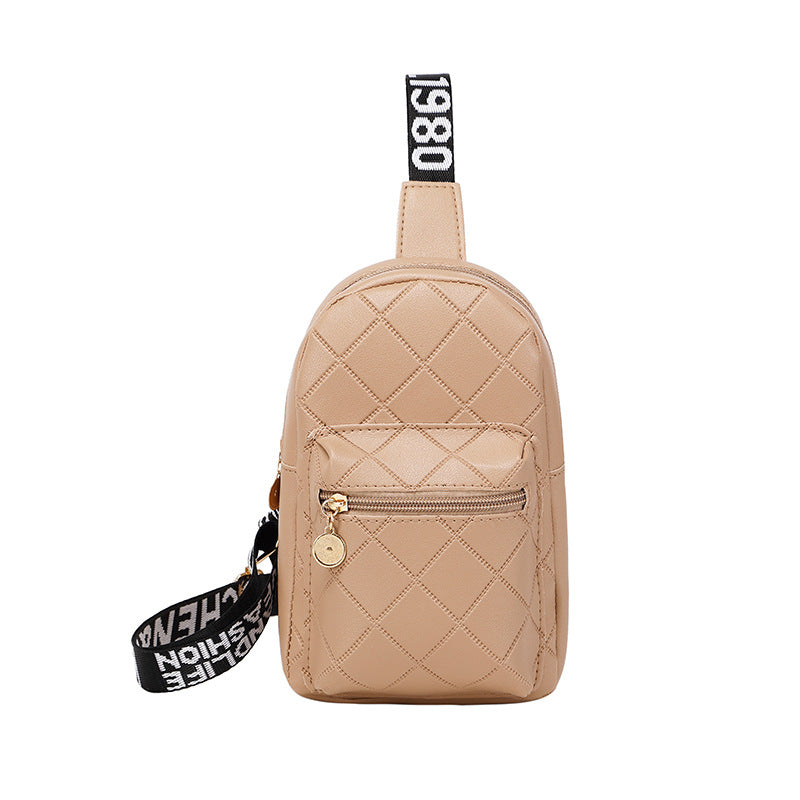 Wholesale PU Lingge Crossbody Bag